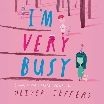 I’m Very Busy – omslag til lydbogen af Oliver Jeffers