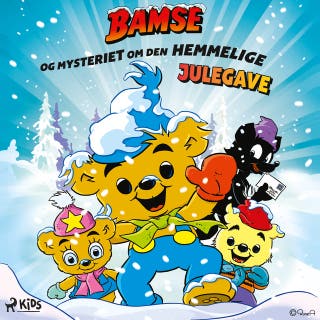 Bamse og mysteriet om den hemmelige julegave – omslag til lydbogen af Jimmy Wallin