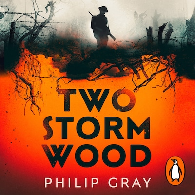 Two Storm Wood – omslag til lydbogen af Philip Gray