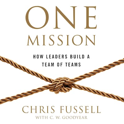 One Mission – omslag van het luisterboek van Chris Fussell, Charles Goodyear