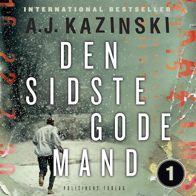 Den sidste gode mand – omslag til lydbogen af A.J. Kazinski