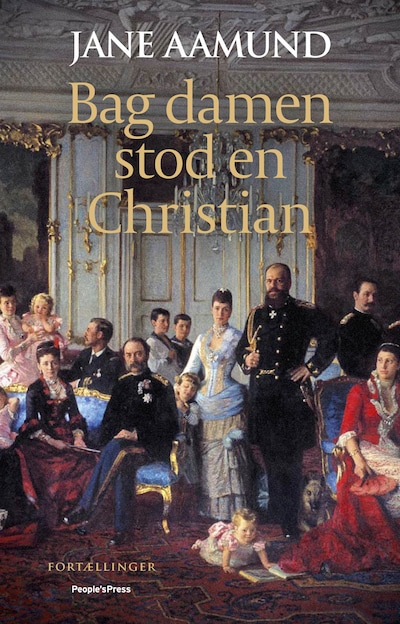 Bag damen stod en Christian – omslag til lydbogen af Jane Aamund