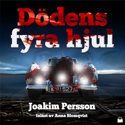 Dödens fyra hjul – omslag till ljudboken av Joakim Persson