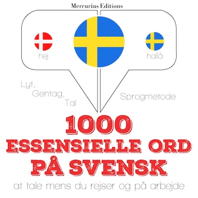 1000 essentielle ord på svensk – omslag til lydbogen af JM Gardner