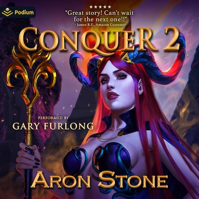 Conquer 2 – omslag til lydbogen af Aron Stone