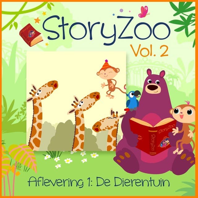 De dierentuin – omslag van het luisterboek van StoryZoo