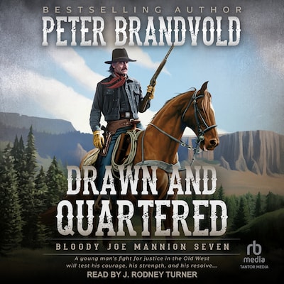 Drawn and Quartered – omslag til lydbogen af Peter Brandvold