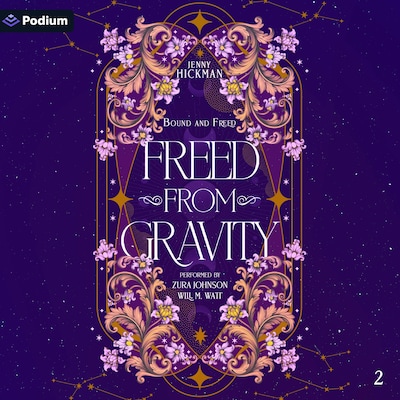 Freed from Gravity – omslag til lydbogen af Jenny Hickman