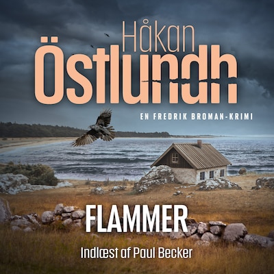 Fredrik Broman 3 - Flammer – omslag til lydbogen af Håkan Östlundh