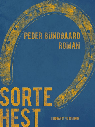 Sorte hest – omslag til lydbogen af Peder Bundgaard