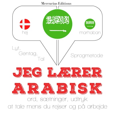 Jeg lærer arabisk – omslag til lydbogen af JM Gardner