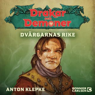 Dvärgarnas rike – omslag till ljudboken av Anton Klepke