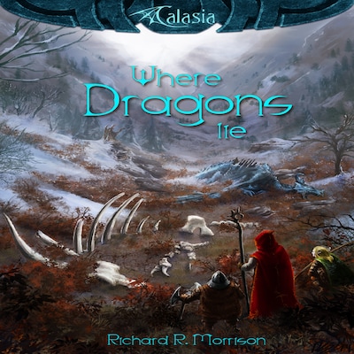 Where Dragons Lie – omslag til lydbogen af Richard R. Morrison