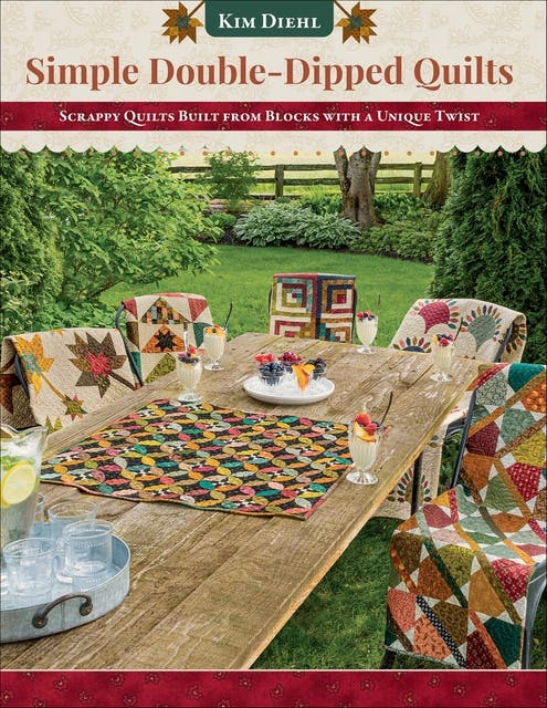 Simple Double-Dipped Quilts: Scrappy Quilts Built from Blocks with a Unique Twist – omslag til lydbogen af Kim Diehl
