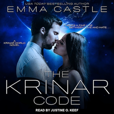 The Krinar Code – omslag til lydbogen af Emma Castle