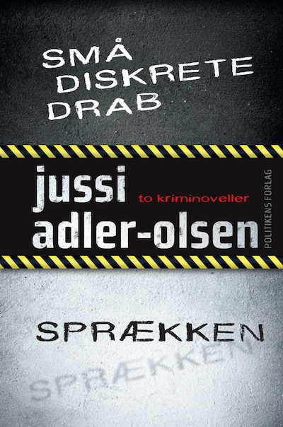 Små diskrete drab / Sprækken – omslag til lydbogen af Jussi Adler-Olsen