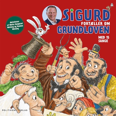 Sigurd fortæller om grundloven – omslag til lydbogen af Sigurd Barrett