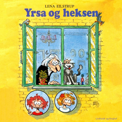 Yrsa og heksen – omslag til lydbogen af Lena Eilstrup Rasmussen