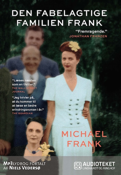 Den fabelagtige familien Frank – omslag til lydbogen af Michael Frank