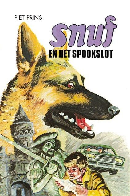 Snuf en het spookslot – omslag van het luisterboek van Piet Prins