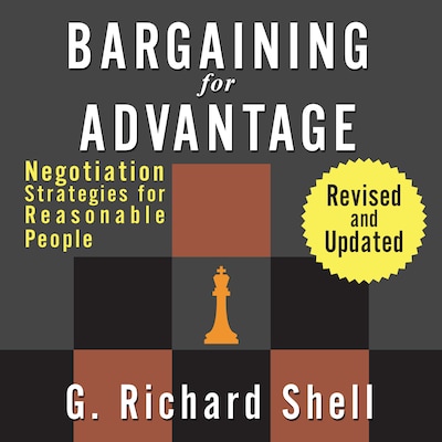Bargaining for Advantage – omslag til lydbogen af G. Richard Shell