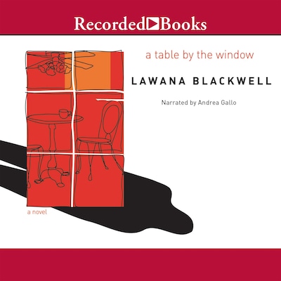 A Table by the Window – omslag til lydbogen af Lawana Blackwell