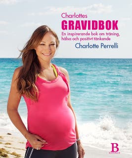 Charlottes gravidbok – omslag till ljudboken av Charlotte Perrelli