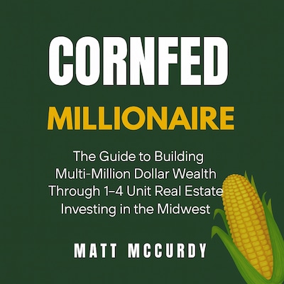 Cornfed Millionaire – omslag til lydbogen af Matt McCurdy