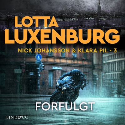Forfulgt – omslag til lydbogen af Lotta Luxenburg