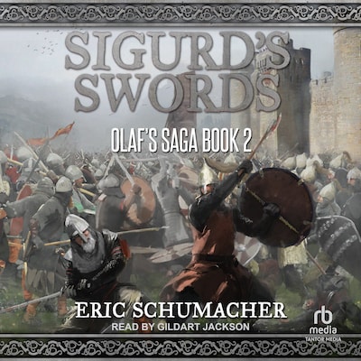 Sigurd's Swords – omslag til lydbogen af Eric Schumacher