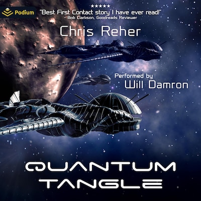 Quantum Tangle – omslag til lydbogen af Chris Reher