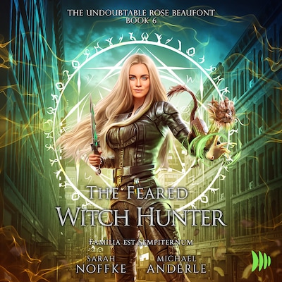 The Feared Witch Hunter – omslag til lydbogen af Sarah Noffke, Michael Anderle