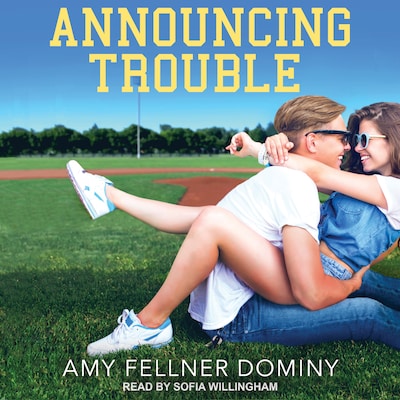 Announcing Trouble – omslag til lydbogen af Amy Fellner Dominy