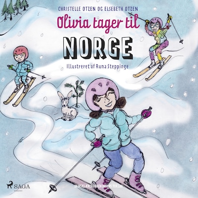 Olivia tager til Norge – omslag til lydbogen af Christelle Otzen, Elsebeth Otzen