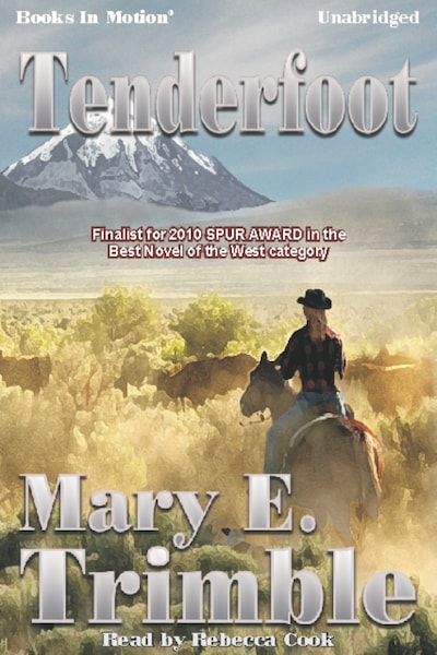 Tenderfoot (Trimble) – omslag til lydbogen af Mary E. Trimble