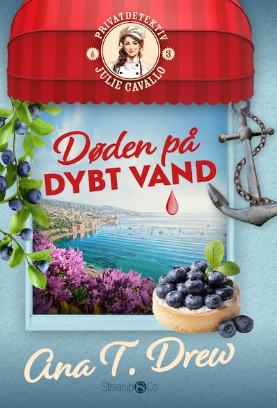 Døden på dybt vand – omslag til lydbogen af Ana T. Drew