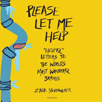 Please Let Me Help – omslag til lydbogen af Zack Sternwalker