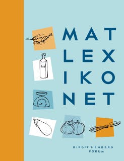 Matlexikonet – omslag till ljudboken av Birgit Hemberg