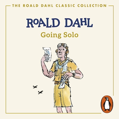 Going Solo – omslag til lydbogen af Roald Dahl