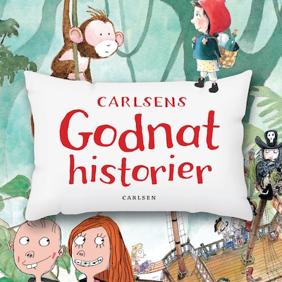 Carlsens godnathistorier – omslag til lydbogen af H. C. Andersen, Kim Fupz Aakeson, Jan Mogensen