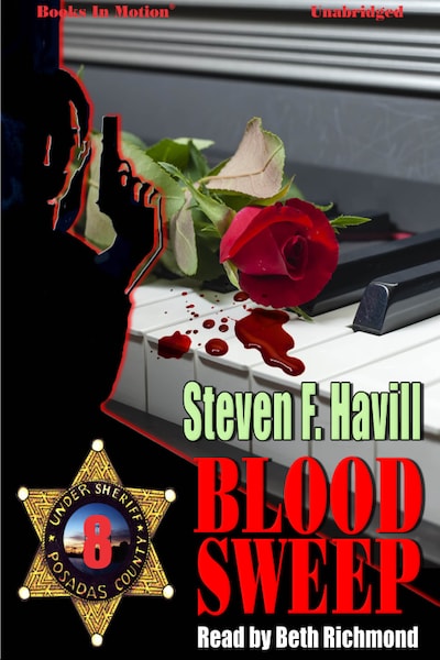 Blood Sweep – omslag til lydbogen af Steven Havill