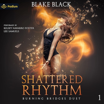 Shattered Rhythm – omslag til lydbogen af Blake Black