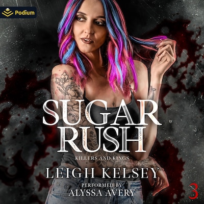 Sugar Rush – omslag til lydbogen af Leigh Kelsey