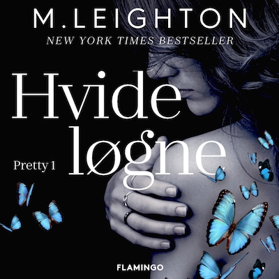 Hvide løgne – omslag til lydbogen af M. Leighton
