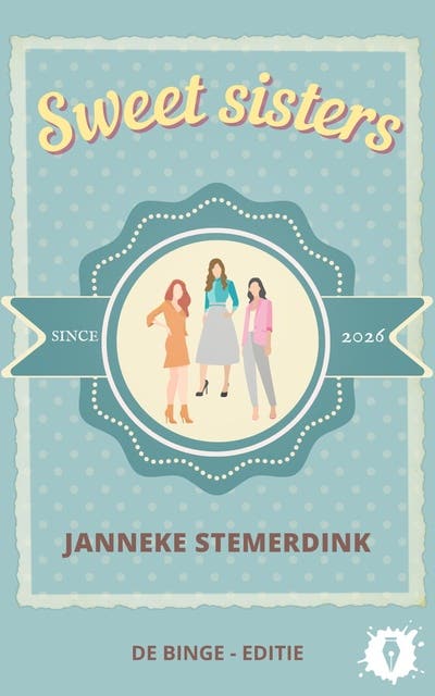 Sweet sisters – omslag van het luisterboek van Janneke Stemerdink