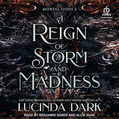 A Reign of Storm and Madness – omslag til lydbogen af Lucinda Dark