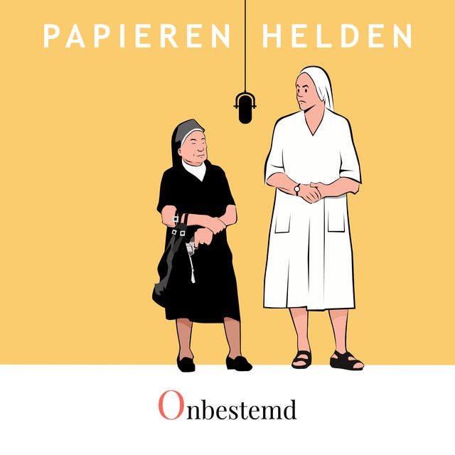 Onbestemd – omslag van het luisterboek van Jeffrey Spalburg,Koen Caris,Lena Kurzen,Leonieke Baerwaldt,Liedewij Vogelzang,Renée Kapitein,Sylvia Hubers