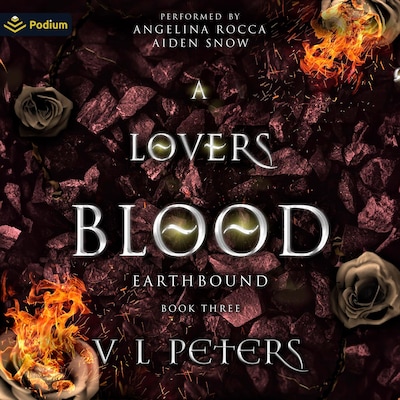 A Lover's Blood – omslag til lydbogen af V L Peters