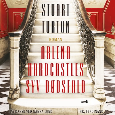 Arlena Hardcastles syv dødsfald – omslag til lydbogen af Stuart Turton