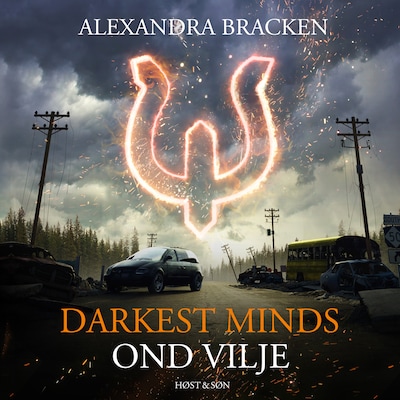 Darkest Minds - Ond vilje – omslag til lydbogen af Alexandra Bracken